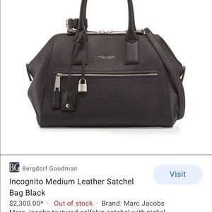 Marc Jacobs Medium Incognito handbag.